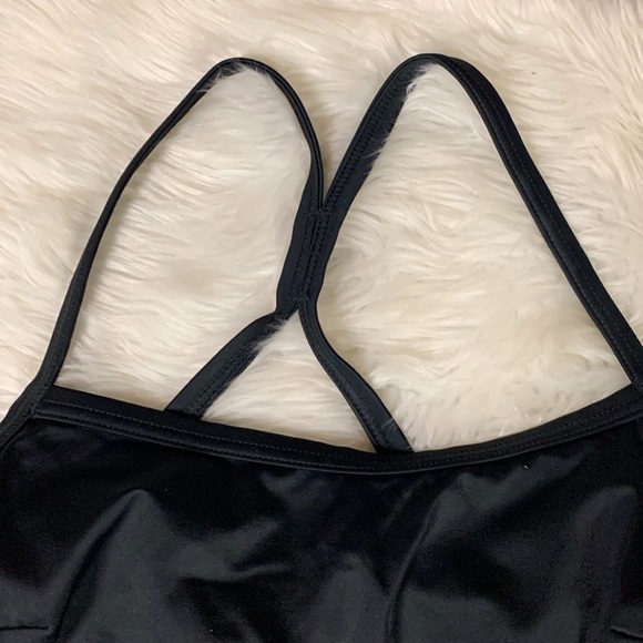 Lands’ End black tankini swimsuit Size 14 Long - Picture 3 of 12
